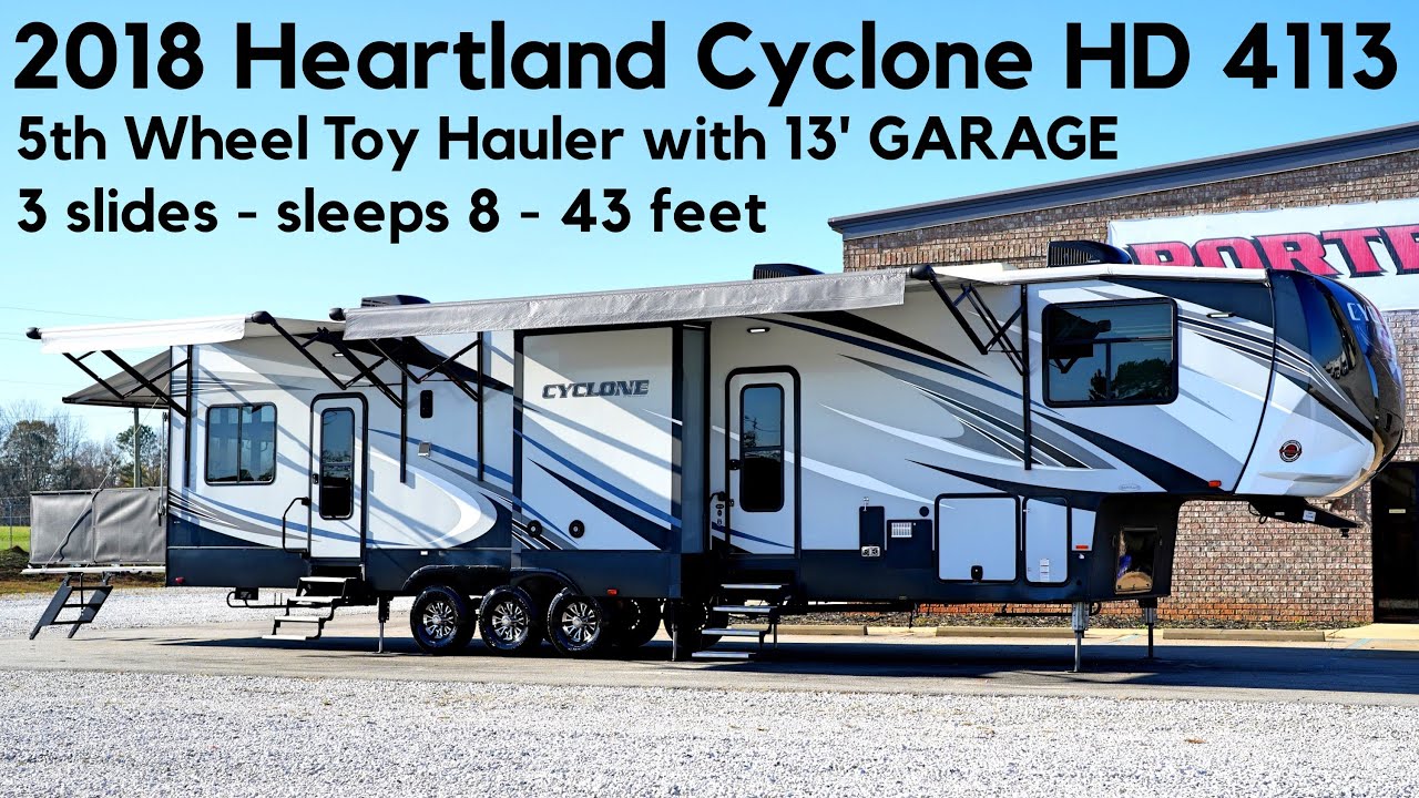 2018 Heartland Cyclone Hd 4113 5th