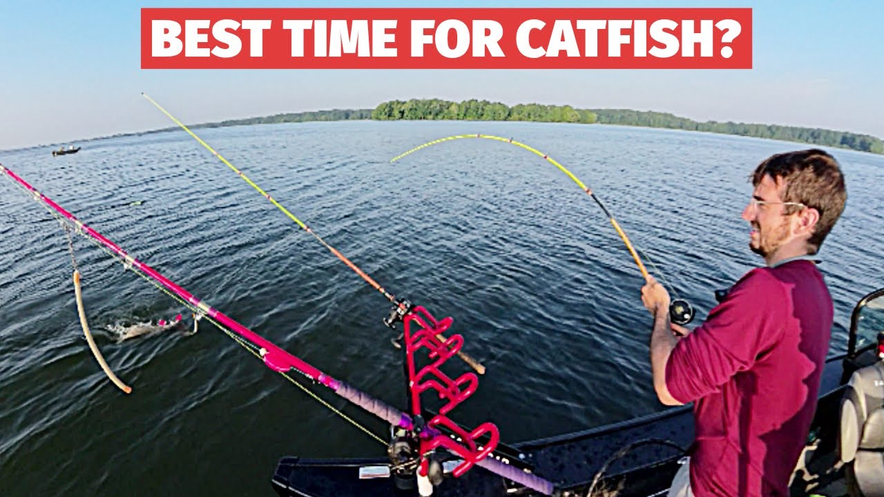 BEST Time of Day to Catch Catfish. New PB Crappie - YouTube