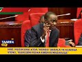 MHE MUSUKUMA OFFERS NONDO INSTEAD OF BUILDING A STAND DIRECT THE MONEY TO THE CLASSROOMS 