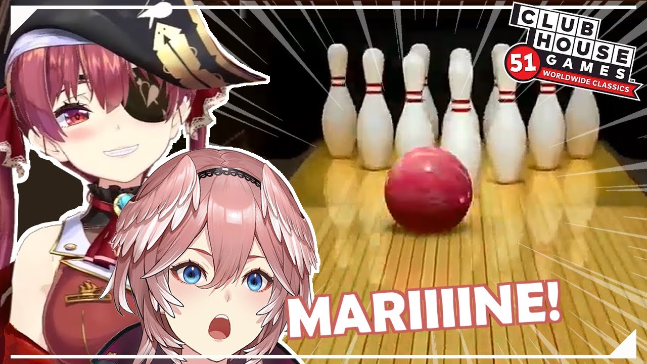 Marine and Lui flirting and playing a silly game of Bowling (Clubhouse 51)
