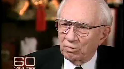 60Minutes MIKE WALLACE & PRESIDENT GORDON B  HINCK...