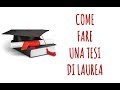 Come SCRIVERE UNA TESI di Laurea e COMUNICAZIONE FINALE! (artistica e non!) Arte per Te