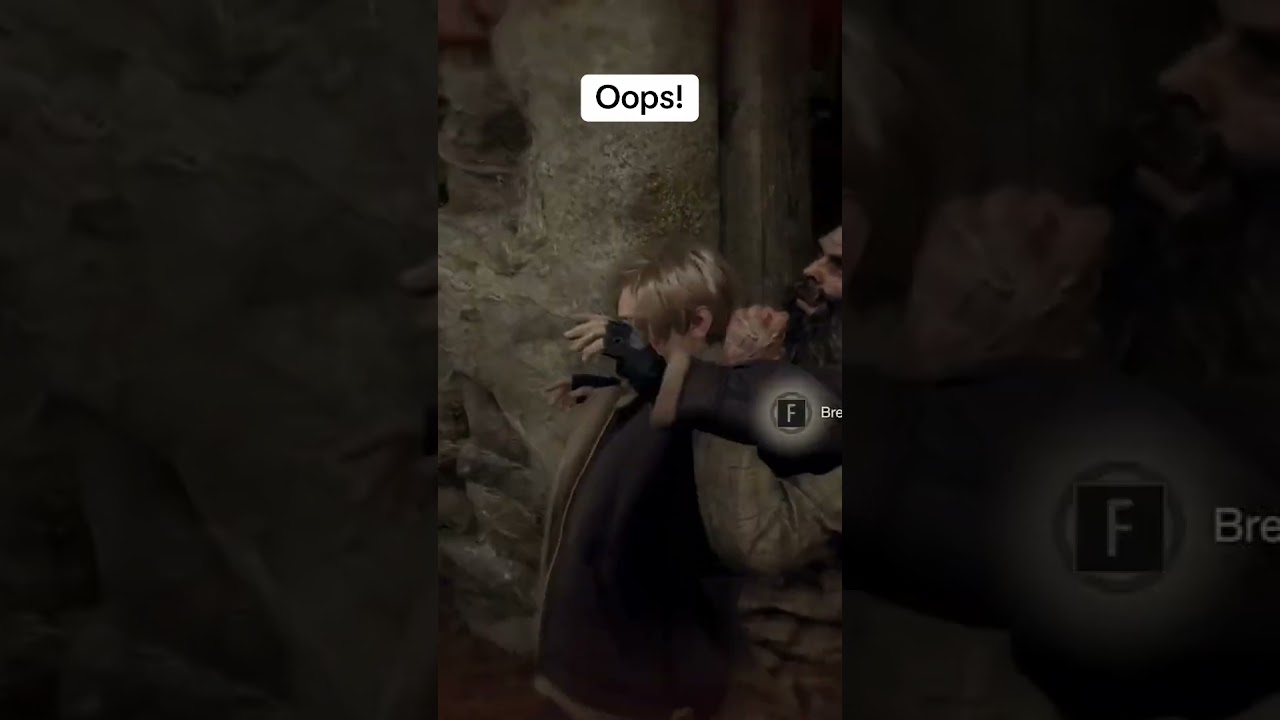 Oops the door! Resident Evil: 4 Remake #gaming #dansgaming #residentevil #residentevil4
