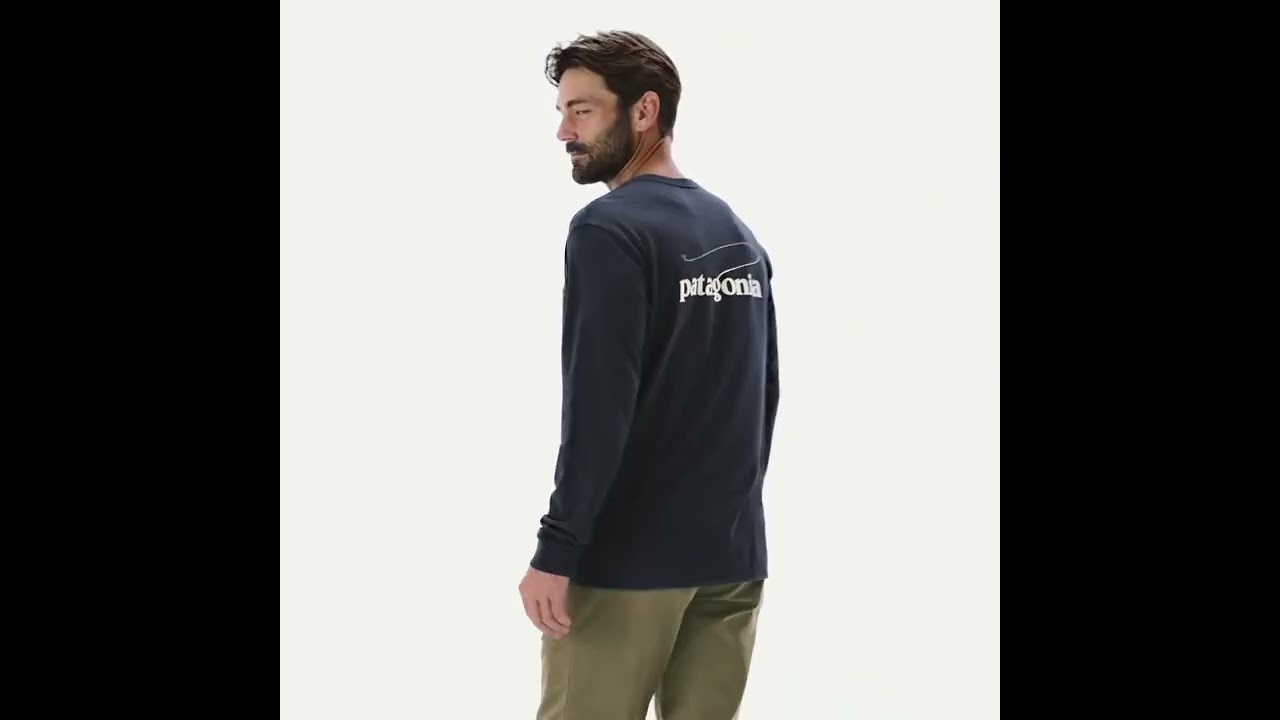 Patagonia - Casting Logo Long-Sleeve Responsibili-Tee - Men's
