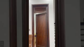 Cửa nhôm thông phòng sử dụng tấm liền nguyên khối, nhôm Owin  màu vân gỗ Trắc #thanhnhombienhoa