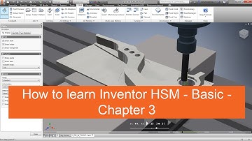 How to learn Inventor HSM - Basic - Chapter 3