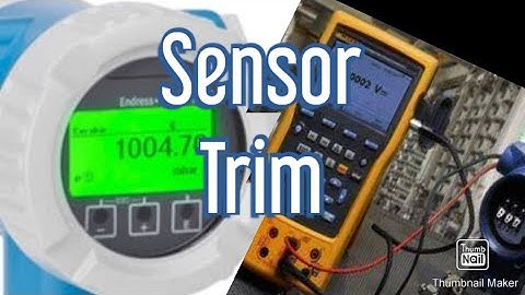 Sensor Trim of Smart Transmitter
