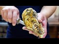 Japanese Street Food - GIANT FRIED OYSTERS Okinawa Seafood Japan