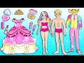 [🐾paper Diy🐾] Poor Vs Rich Family Wedding Make Up and Dress Up | Rapunzel Compilation 놀이 종이