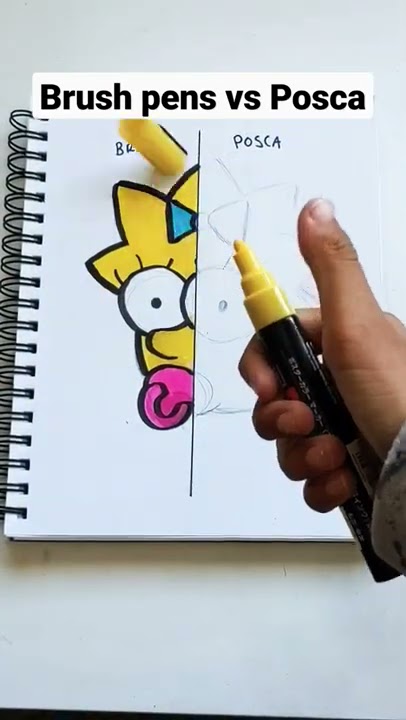 Brush Pens vs Posca Markers
