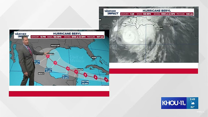 Hurricane Beryl (Parcours 3/7/24)