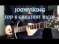 Amon Amarth - Top 6 GREATEST Riffs From Jomsviking - Guitar Medley