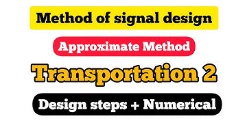 Method of signal design | Approximate Method | Theory + Numerical | Most important Method