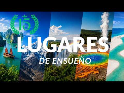 Top 15 destinos más INCREÍBLES DEL MUNDO | Guía de viaje 4k