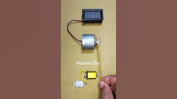 Electricity Generation With Pulley and Belt Mechanism Using Mini Drone Motor #dcmotor #tech #shorts