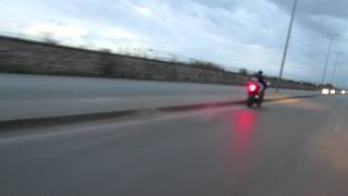 Motard trés trés chanceux !!! à Tunisie