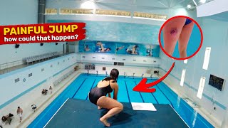 Regular People try DIVING from OLYMPIC HEIGHT | Twins vs Boys EPIC CHALLENGE in a swimming pool