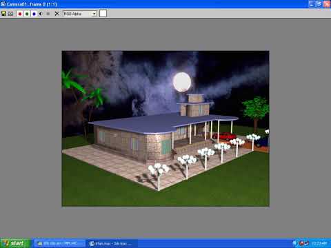 video to gif 3D Studio Max Training In Pashto Part 10