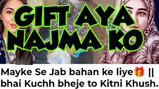 MAYKE SE AYA NAJMA KO GIFT _ SITARA K BAAD SALMA NAJMA KO UMRA P BULA RAHI_VIDEO ?ku chupa di Najma