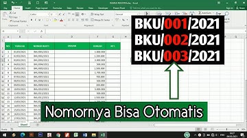 Cara Membuat Nomor Urut Register Ditengah Di Excel