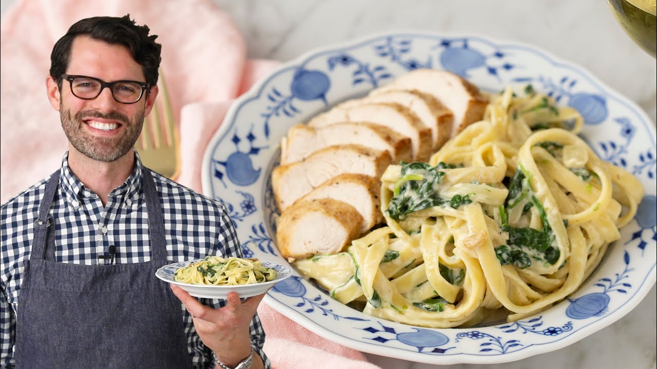 Easy Chicken Alfredo Recipe Youtube