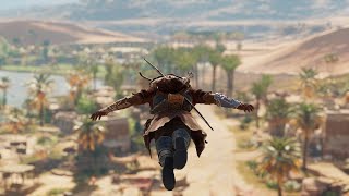 Parkour Jumps | only buildings jumps | Assassin&#39;s Creed Origins gameplay  4k Ultra graphics pc game