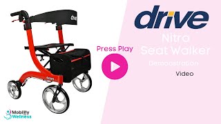 Drive Nitro Seat Walker - Red or Black - Demonstration Video