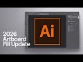 This 2026 Illustrator Update Makes Artboard Backgrounds EASY!