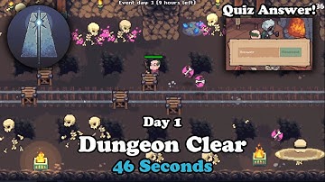 The Beacon Game Day 1 Dungeon and Quiz