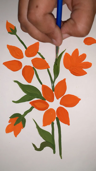 Beautiful #Art #orange #Unique Flowers #Lavender #Shorts