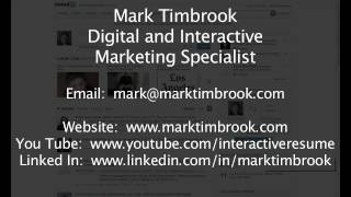 Mark Timbrook - Contact - Interactive Resume
