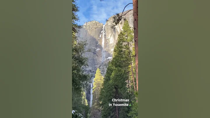 Christmas holiday in Yosemite Beautiful scenery