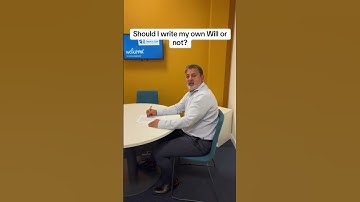 Should I write my own Will?