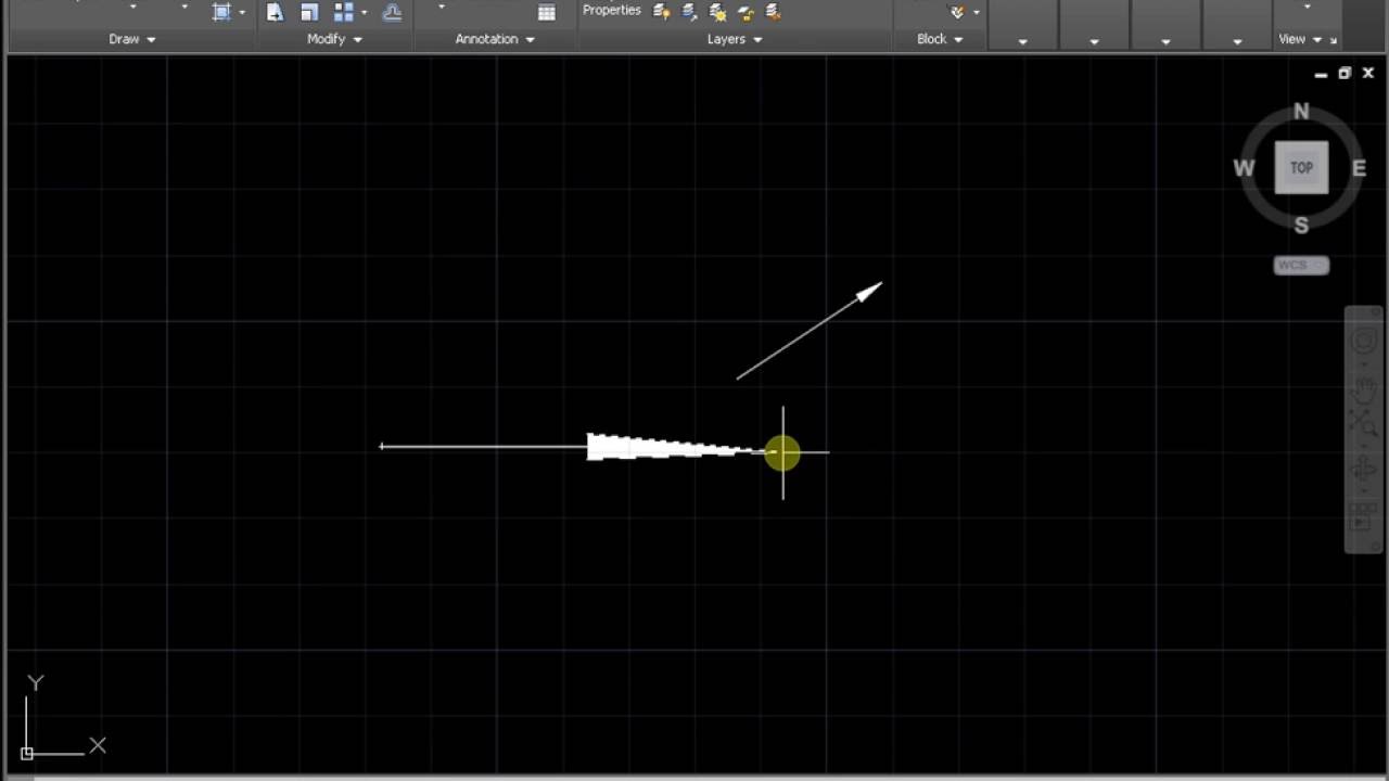 How to make an arrow in AutoCAD YouTube