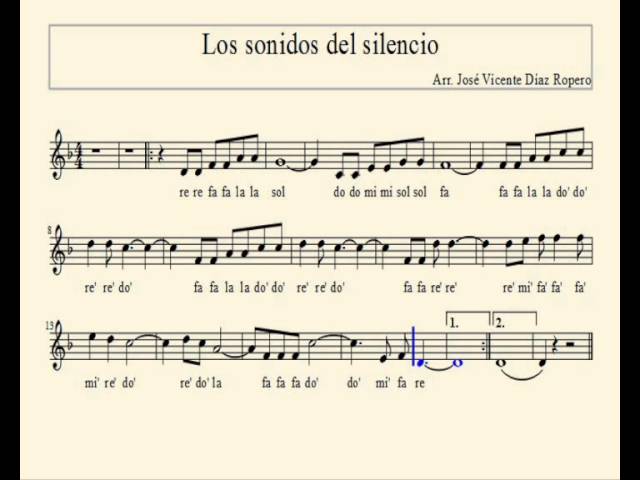 Los sonidos del silencio Chords - Chordify