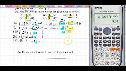 Math 5A Section 1.4(2) The Tangent and Velocity Problems