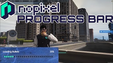 NO PIXEL 4.0 INSPIRED PROGRESS BAR  | FiveM Roleplay Scripts | FiveM Tutorial 2024 | MJ DEVELOPMENT