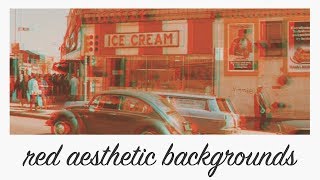 red aesthetic background animations