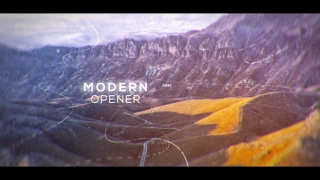 Modern Parallax Opener Slideshow | After Effects Template | Video Displays