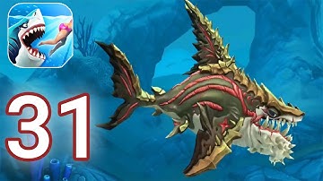 Hungry Shark World - Gameplay Walkthrough Part 31 - Ancient Megalodon Shark (iOS, Android)