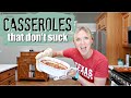 CASSEROLES THAT DON'T SUCK | EASY & FAST CASSEROLE DINNERS | COOK WITH ME image