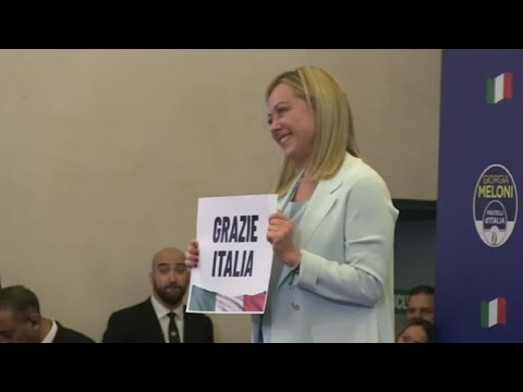 Meloni festeggia il