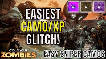 EASIEST CAMO/XP GLITCH! Level Up Fast In Cold War Zombies! Firebase Z