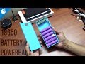 Powerbank using Laptop Battery and 18650 Battery Case