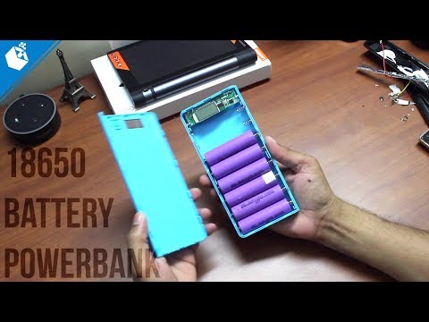 Powerbank Using Laptop Battery And 18650 Battery Case