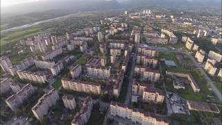 картинка: New District/Новый район. Sukhum/Сухум. Abkhazia/Абхазия.