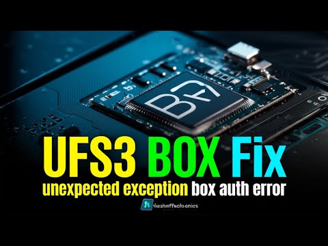 UFS3 Box Error Fix | Unexpected Exception & HWK Tampered Auth Error | Kasturi Techtronics