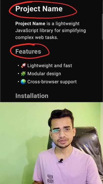 How to Write a Perfect README file ️ - YouTube