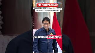 Pak Kepala Desa Demo Mengatas Namakan Rakyat Karena Pak Purbaya kadesdemo menterikeuangan purbaya