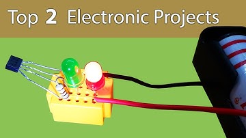 Top 2 Electronic Projects using Hall Effect Sensor and 555 Timer IC | Circuit Project @Techhelp11